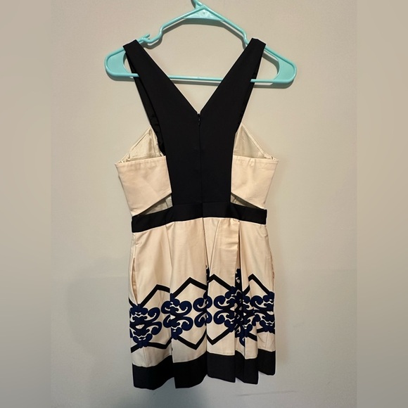 Robert Rodriguez Black and Cream Mini Dress Size 6 - Picture 4 of 13